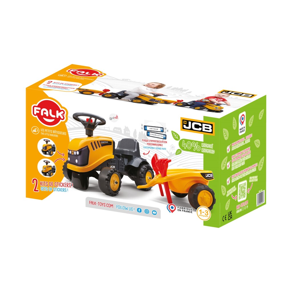 Falk JCB walking tractor set 1+