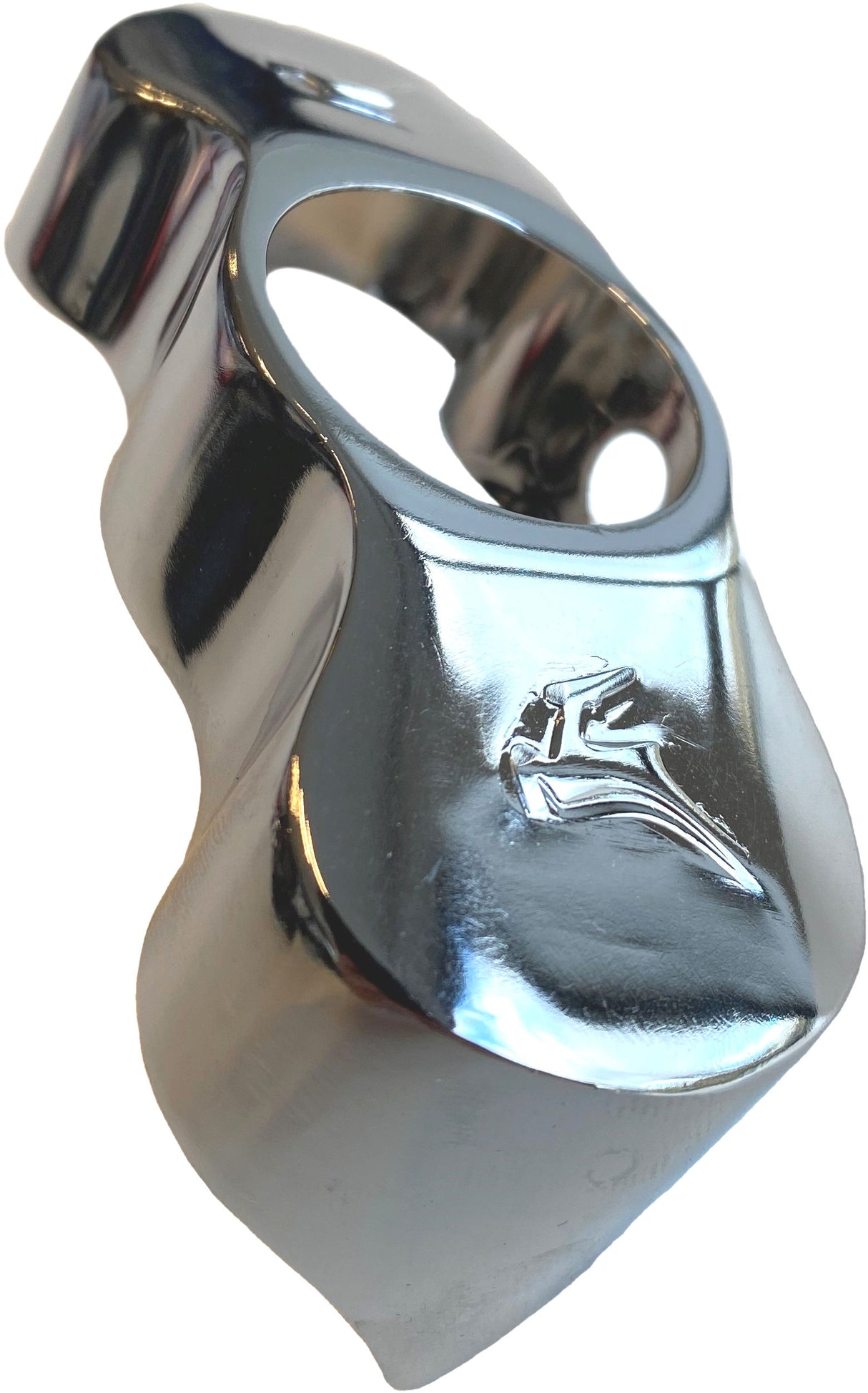Gazelle crown cap with buck - chrome