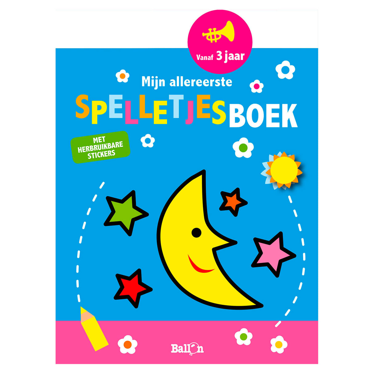 Standaard uitgeverij mijn allereerste spelletjesboek met herbruikbare stickers
