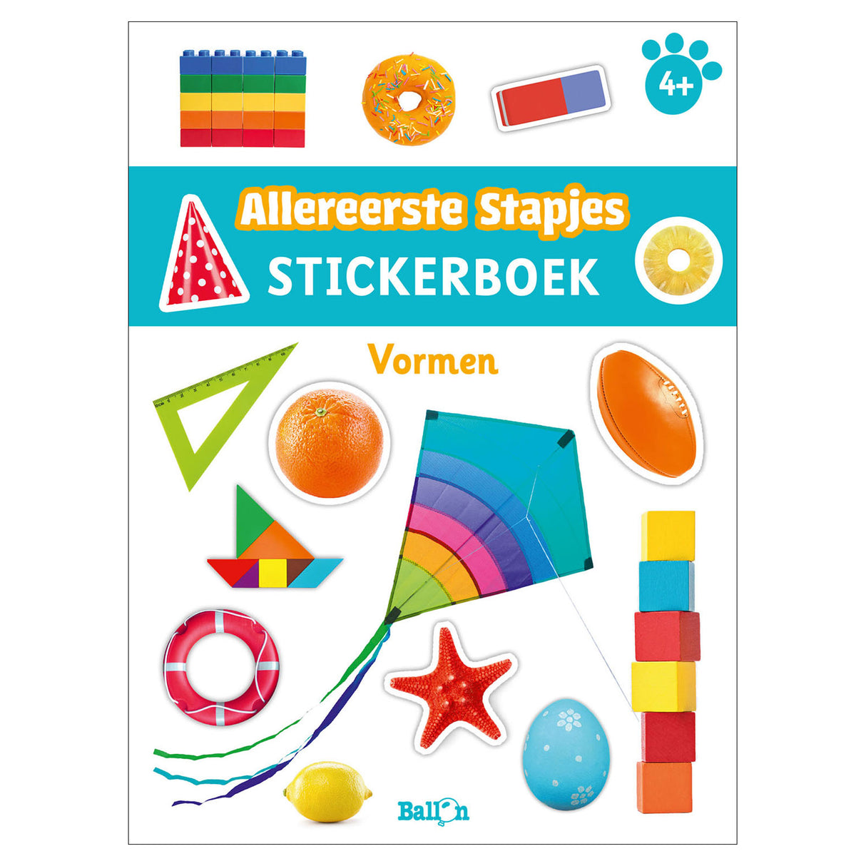 Standaard uitgeverij allereerste stapjes stickerboek - vormen