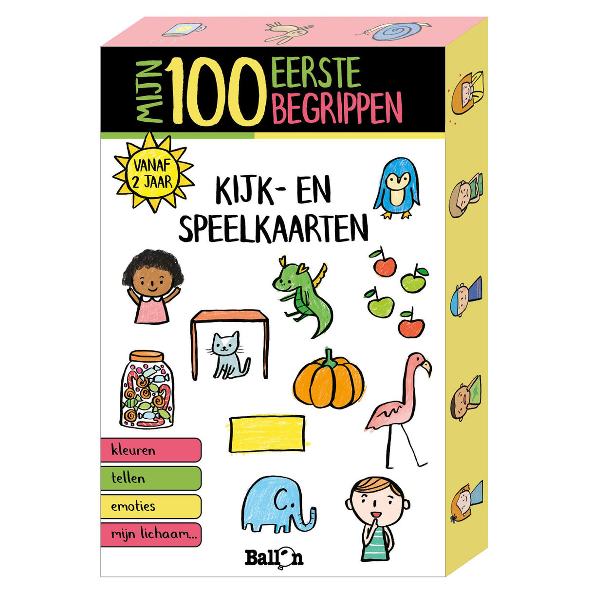 Standaard uitgeverij kijk- en speelkaarten - mijn 100 eerste begrippen