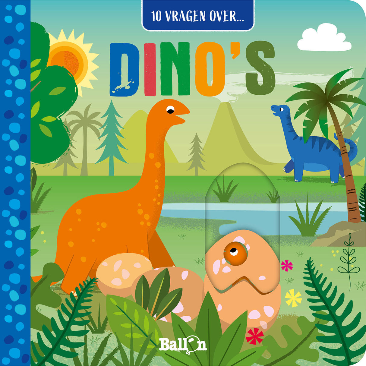 Standaard uitgeverij schuif- en flapjesboek - 10 vragen over... dino's