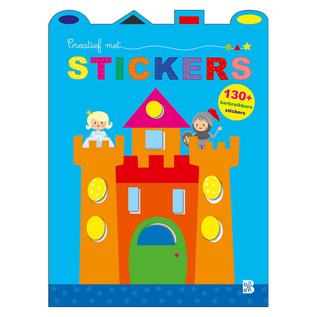Standaard uitgeverij creatief met stickers - kasteel