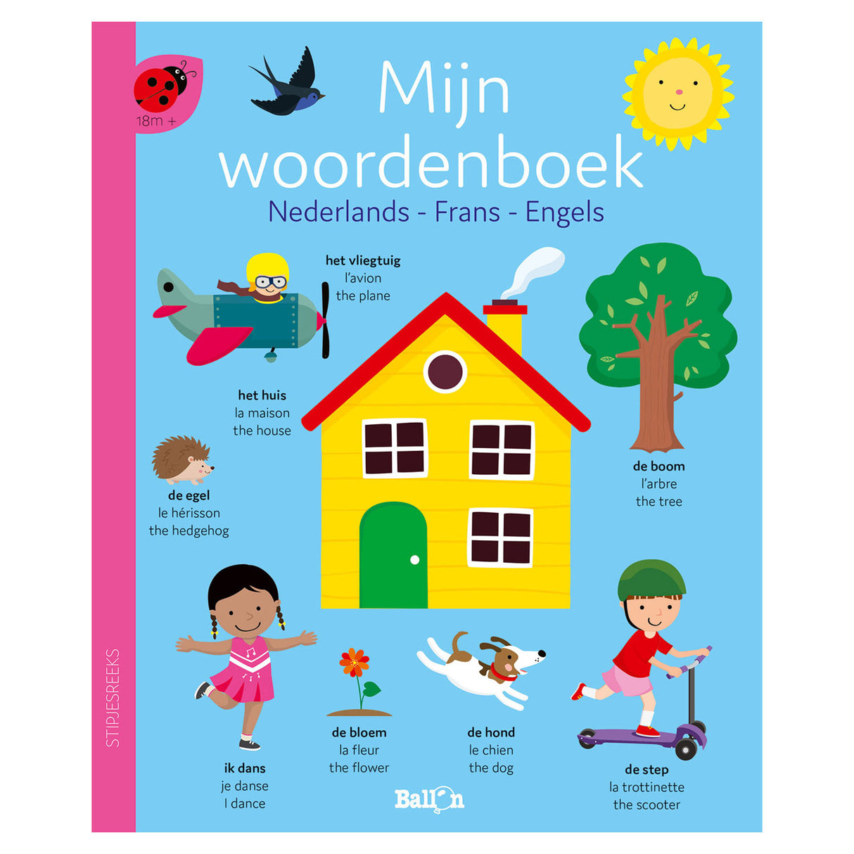 Standaard uitgeverij stipjesreeks mijn woordenboek - nederlands, frans en engels