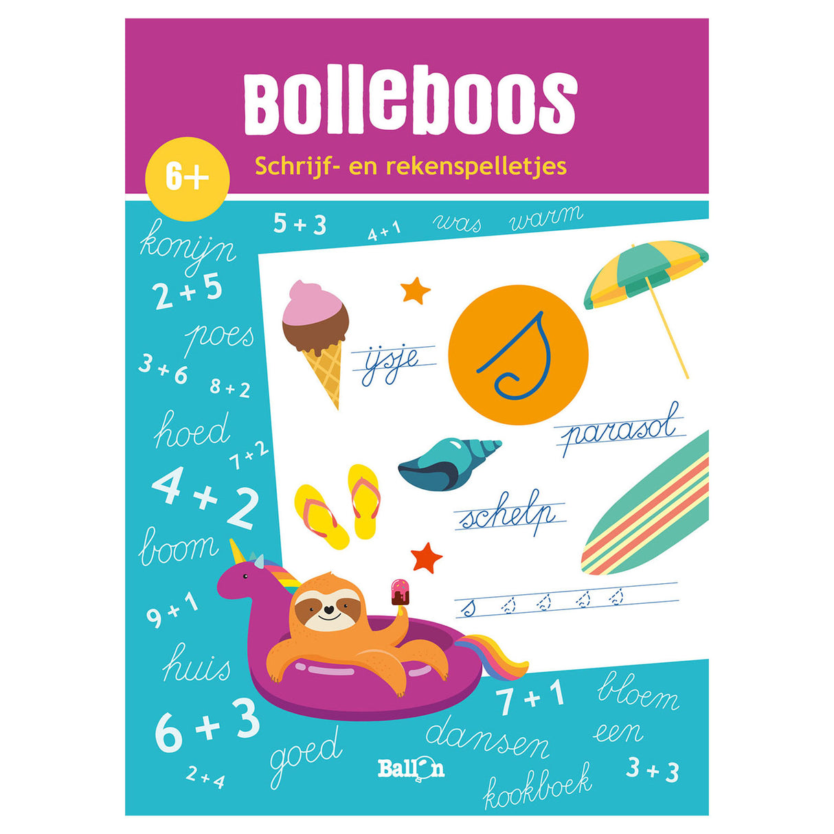 Standaard uitgeverij bolleboos - schrijf- en rekenspelletjes (6+)