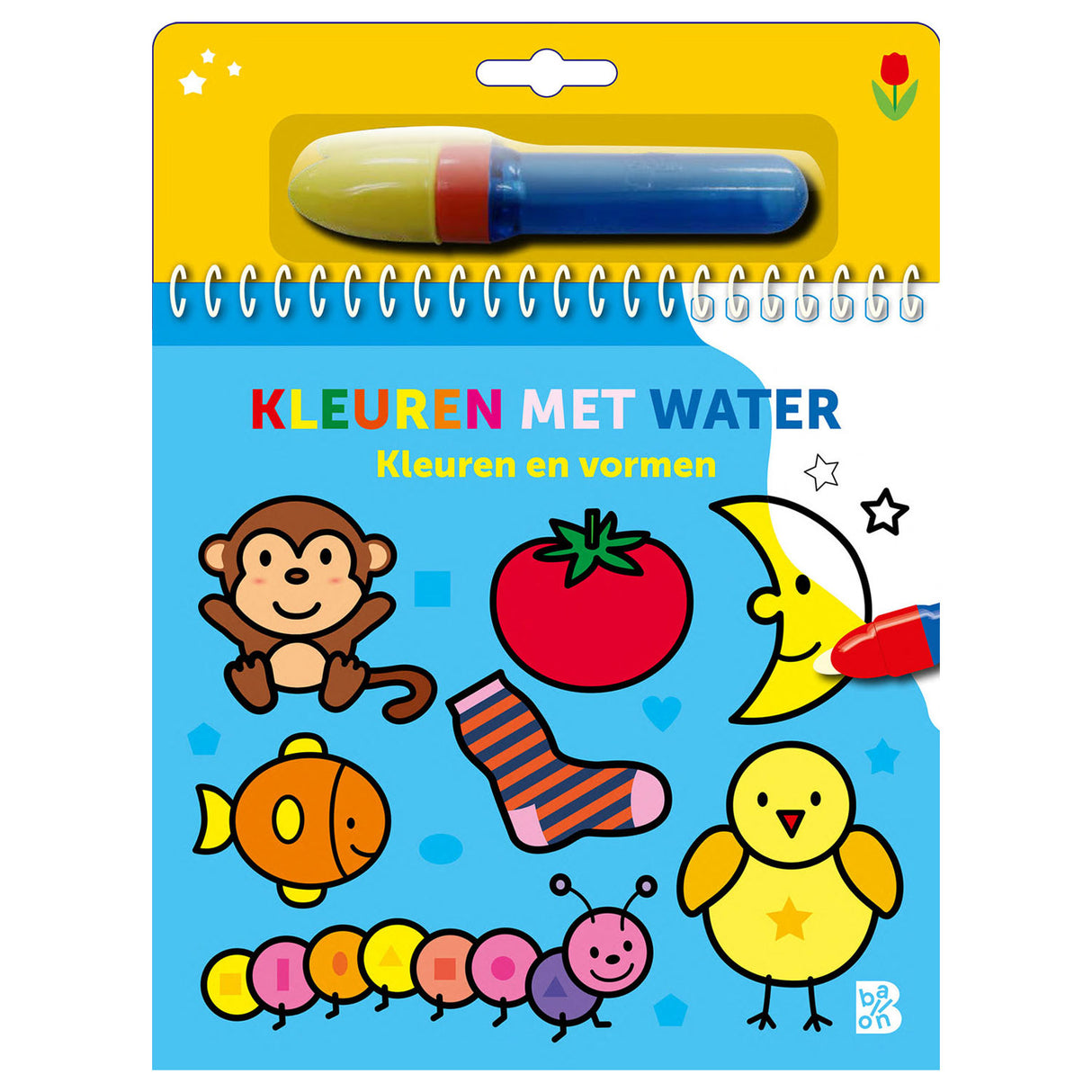 Standaard uitgeverij kleuren met water - kleuren en vormen