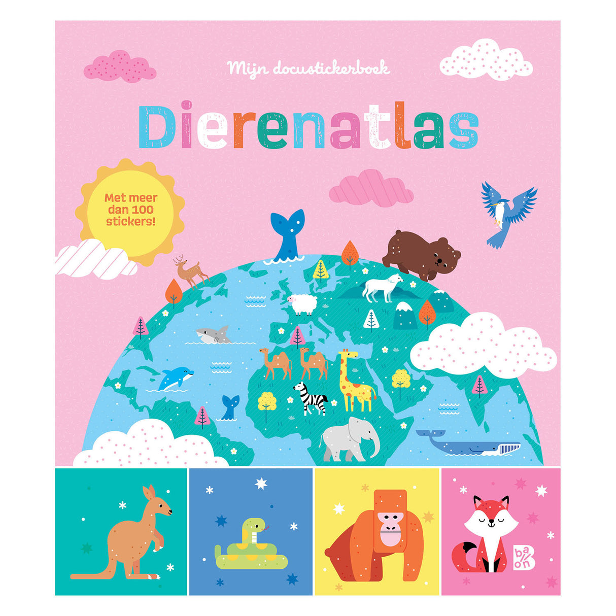 Standaard uitgeverij mijn docustickerboek - dierenatlas