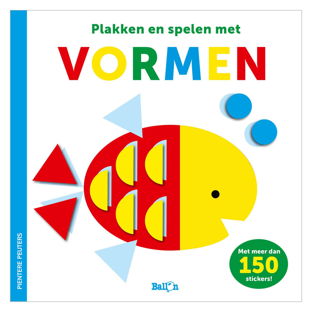 Standaard uitgeverij pientere peuters stickerboek - vormen