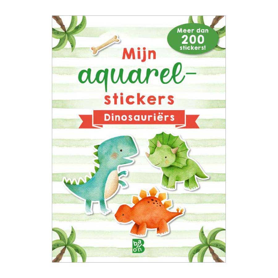 Standaard uitgeverij mijn aquarelstickers - dinosauriers