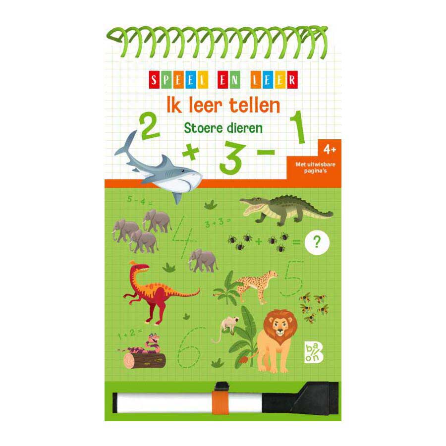 Standaard uitgeverij ik leer tellen stoere dieren