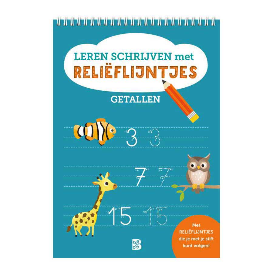 Standaard uitgeverij leren schrijven met relieflijntjes getallen