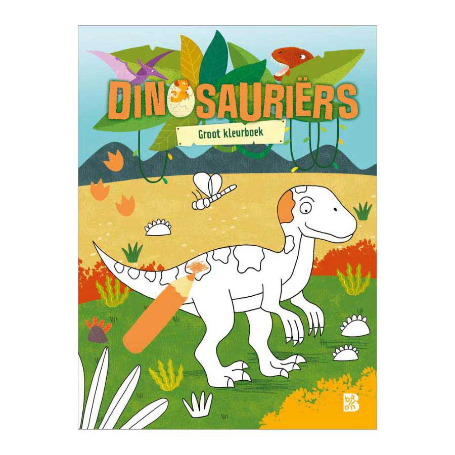 Standaard uitgeverij groot kleurboek dinosauriers