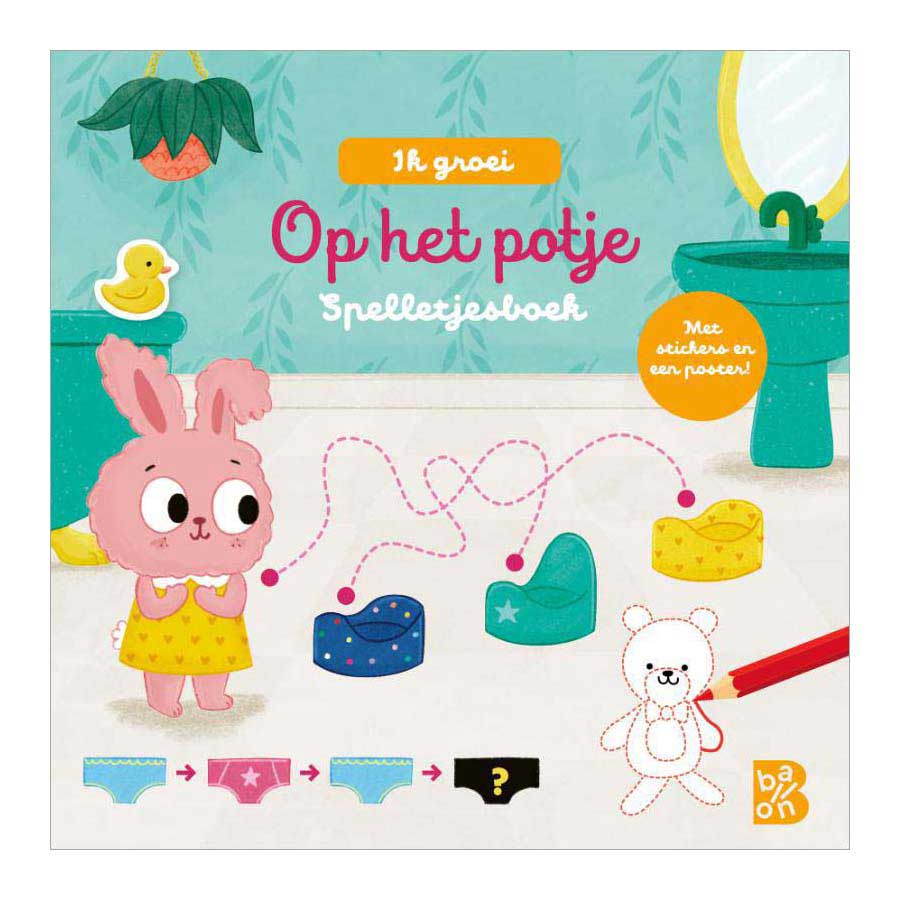 Standaard uitgeverij op het potje spelletjesboek