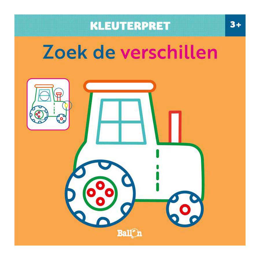 Standaard uitgeverij kleuterpret zoek de verschillen 3+
