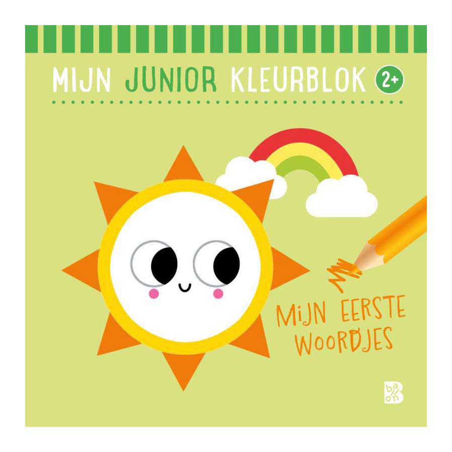Standaard uitgeverij mijn junior kleurblok - mijn eerste woordjes 2+