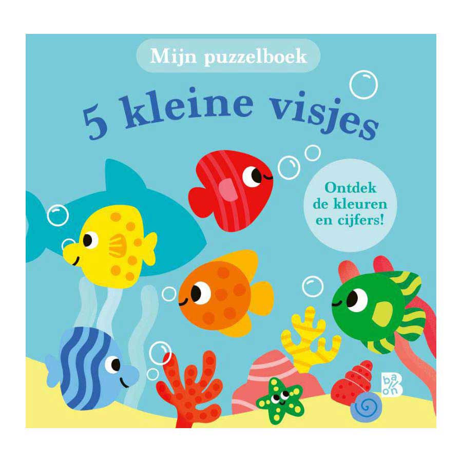 Standaard uitgeverij mijn puzzelboek - 5 kleine visjes 18m+