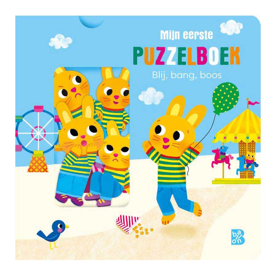 Standaard uitgeverij mijn eerste puzzelboek - blij, bang, boos 6m+