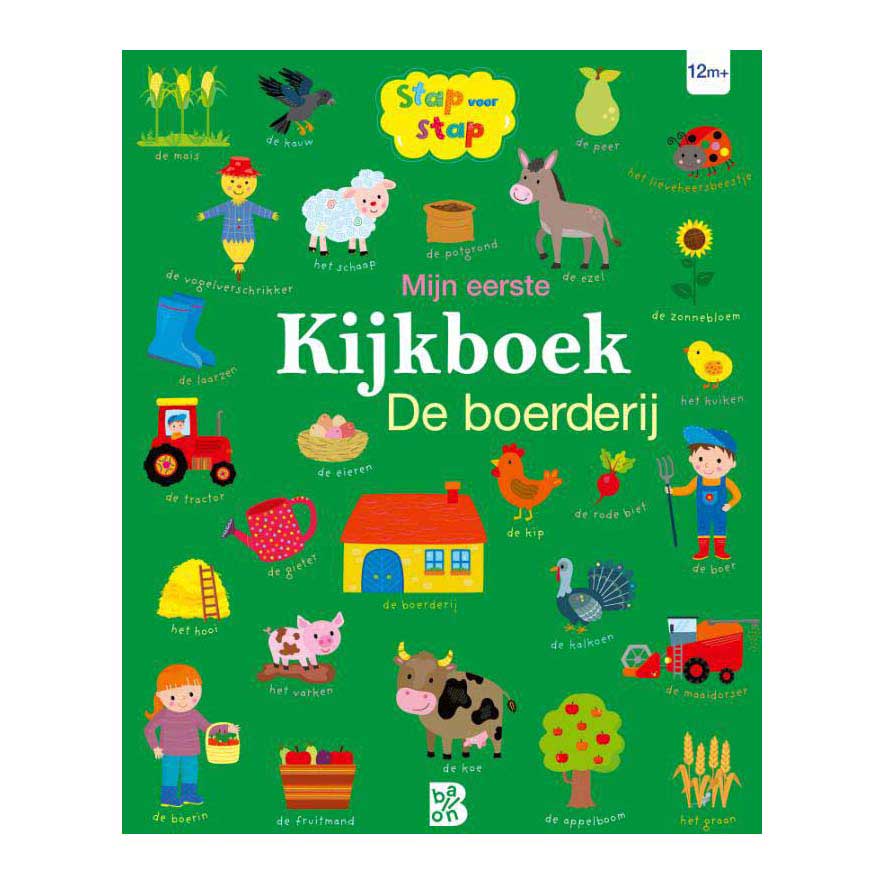 Standaard uitgeverij mijn eerste kijkboek - de boerderij 12m+