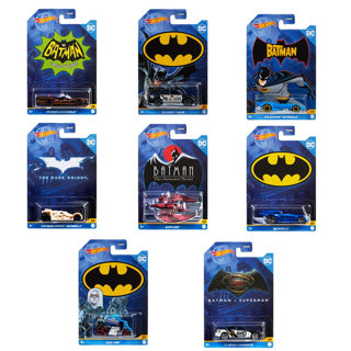 Mattel hot diecast wheels themed batman assorted