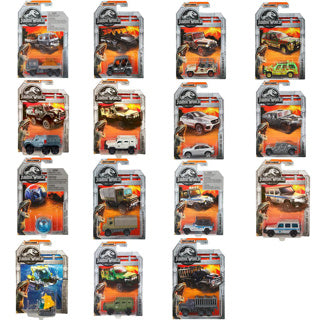 Mattel Jurassic World Matchbox Diecast Collection (Legacy Movie) Assortéiert