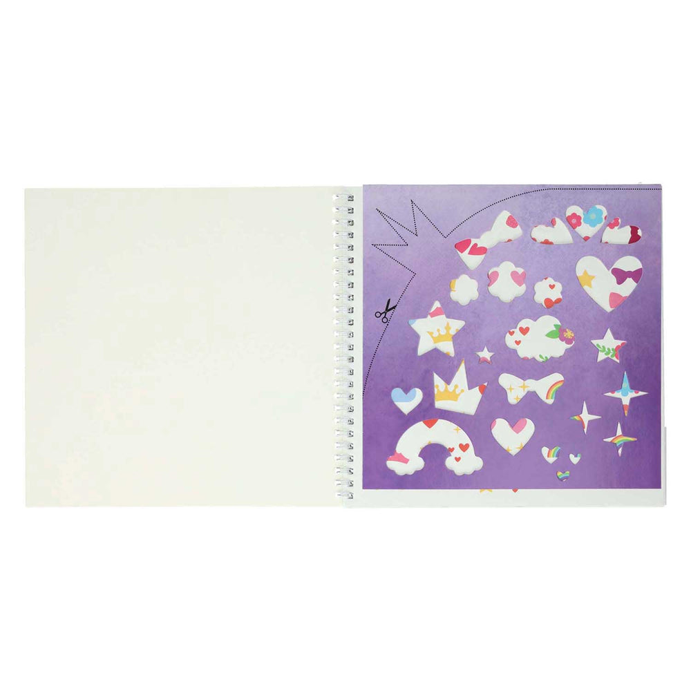 Livre d'autocollant et de modèle j'aime les princesses
