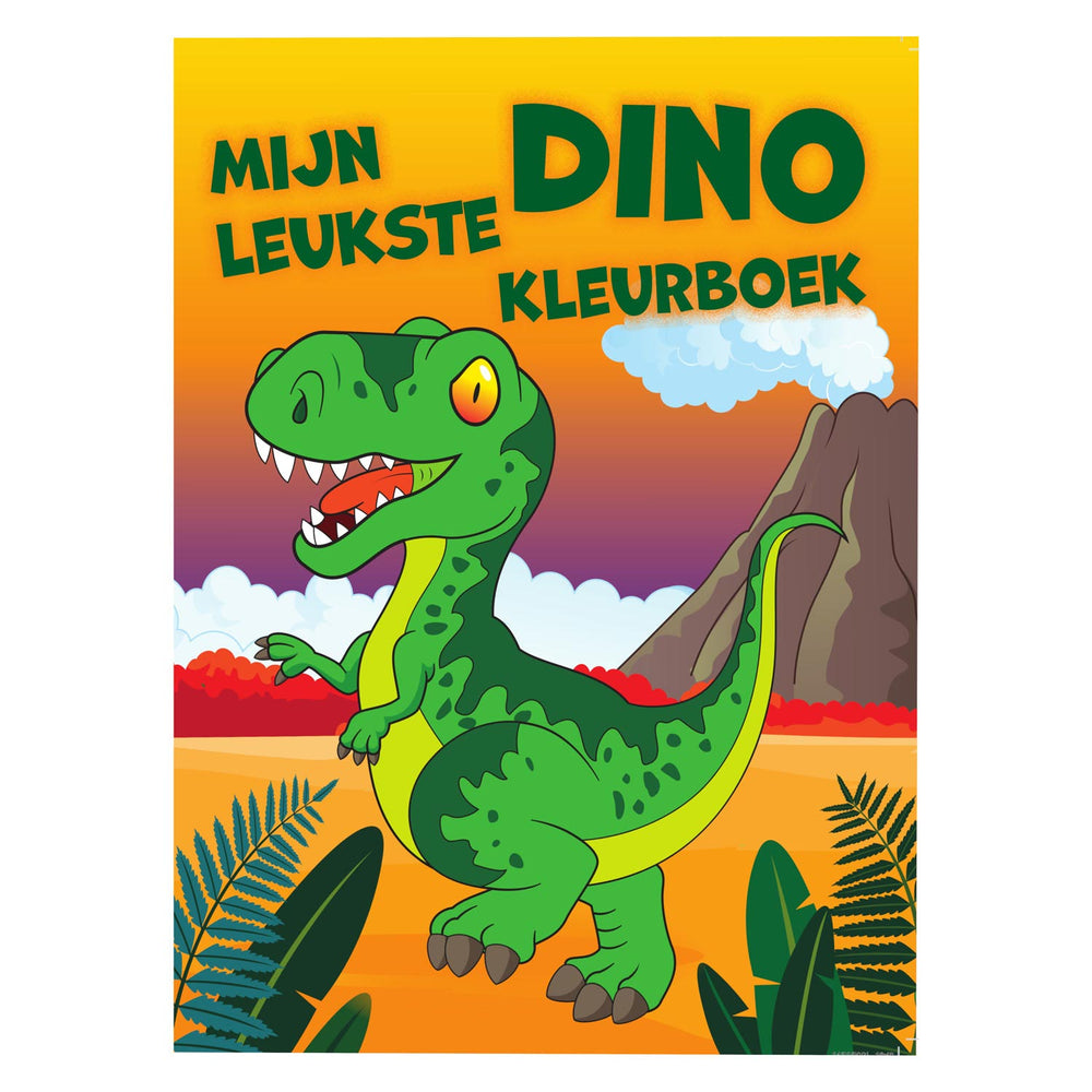 My Favorite Dino Coloring Book, 48 pages.