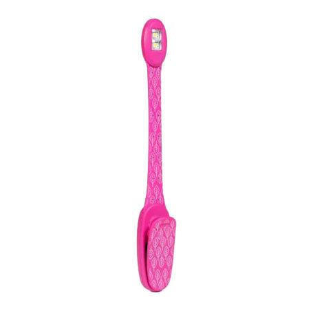 Lámpara de lectura de Flexilight XTRA Hoja rosa