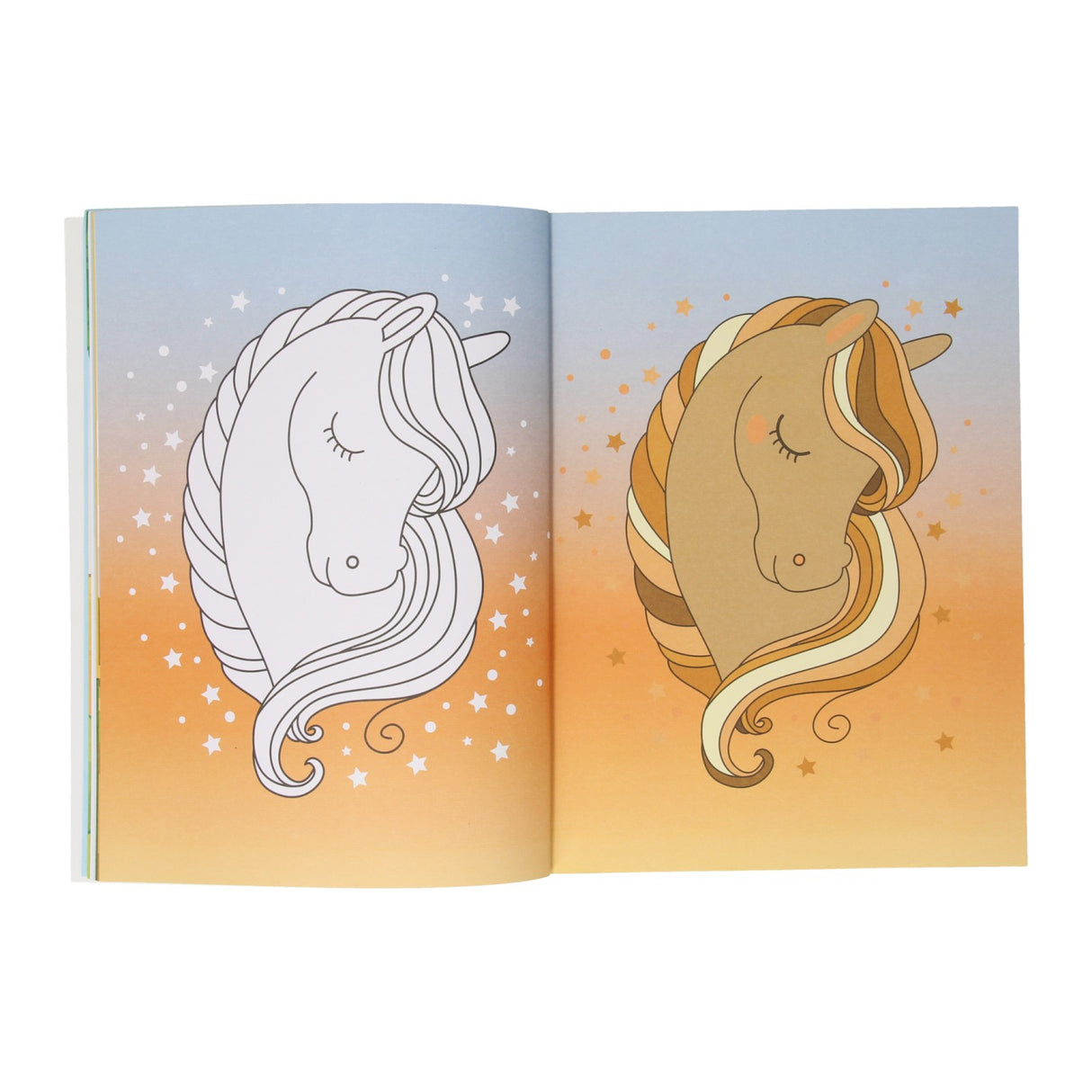 Mondikaarten my coloring book horses ponies