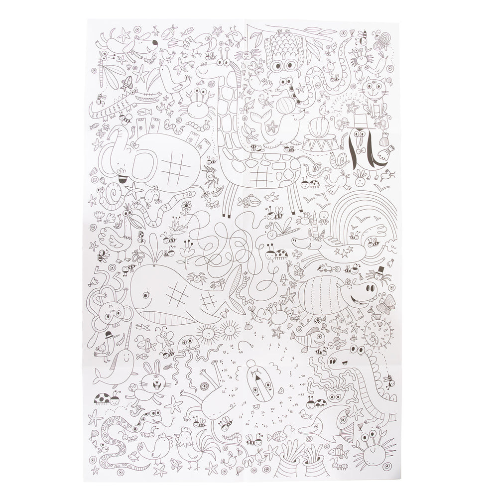 Gagne la nappe de mégagroot holland pour colorer, 98x68cm