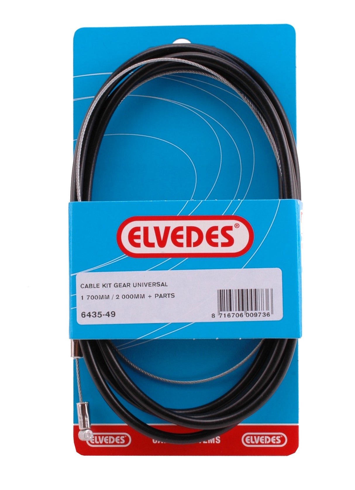 Elvedes Gas Cable Complete Ton 49-Wire (6435-49)