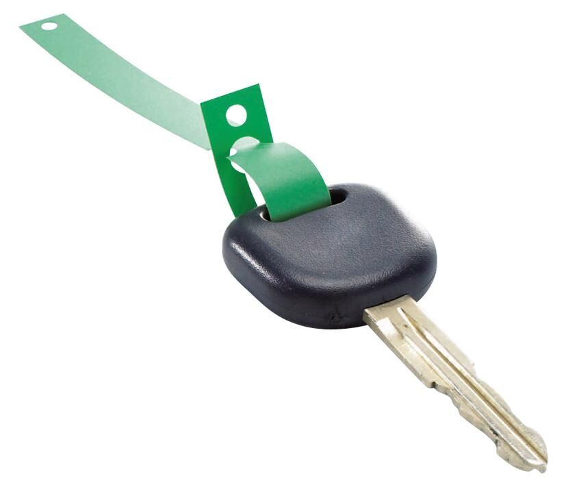 Eichner key fob key fob green 1000 pcs on roller