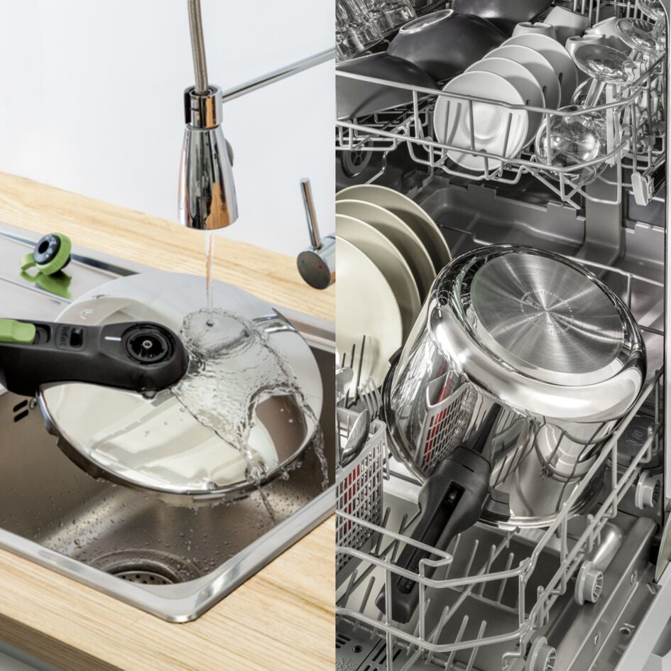 Tefal p25807 secure 5 trendy pressure cooker 6 liters with steam basket