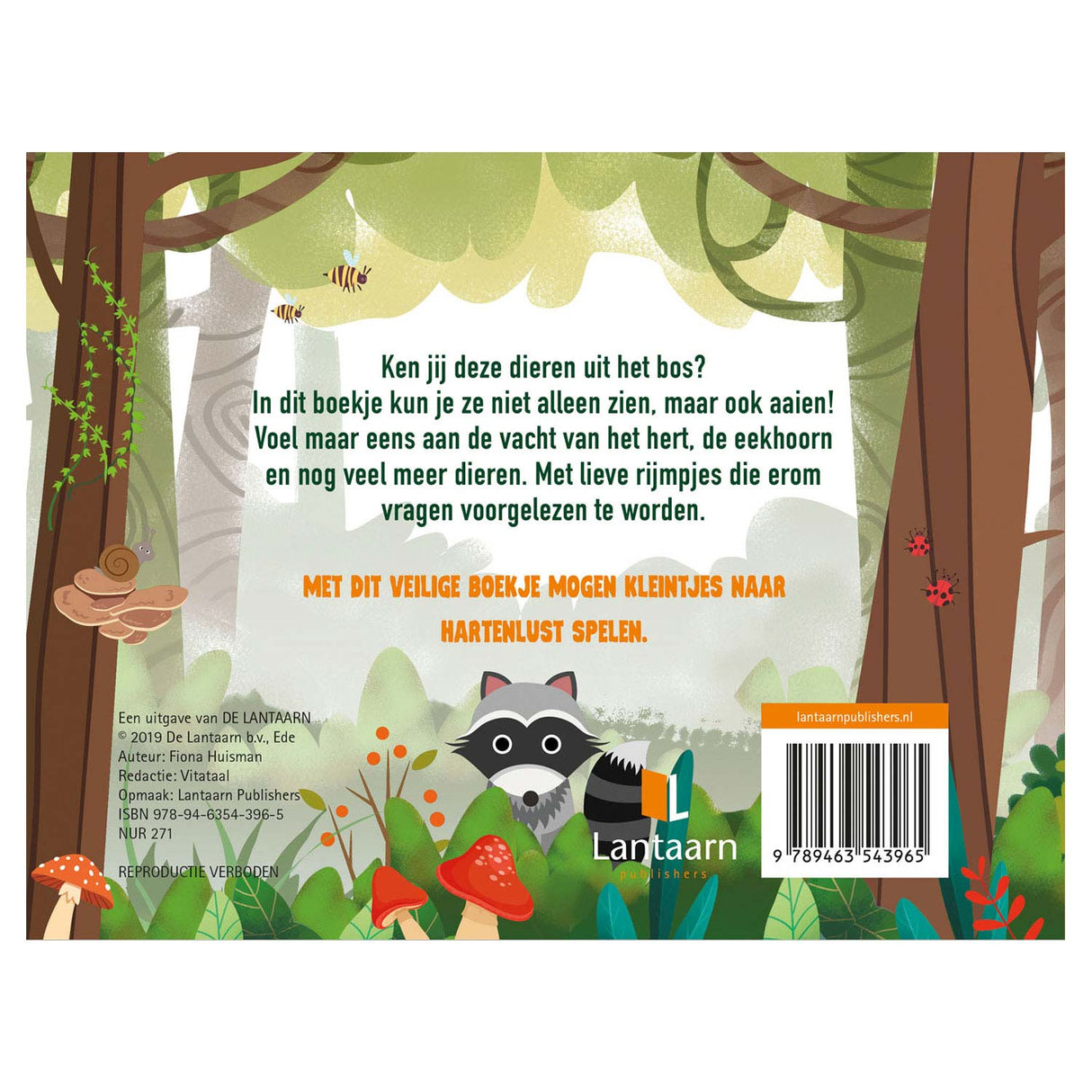 Aspect et toucher - animaux de la forêt