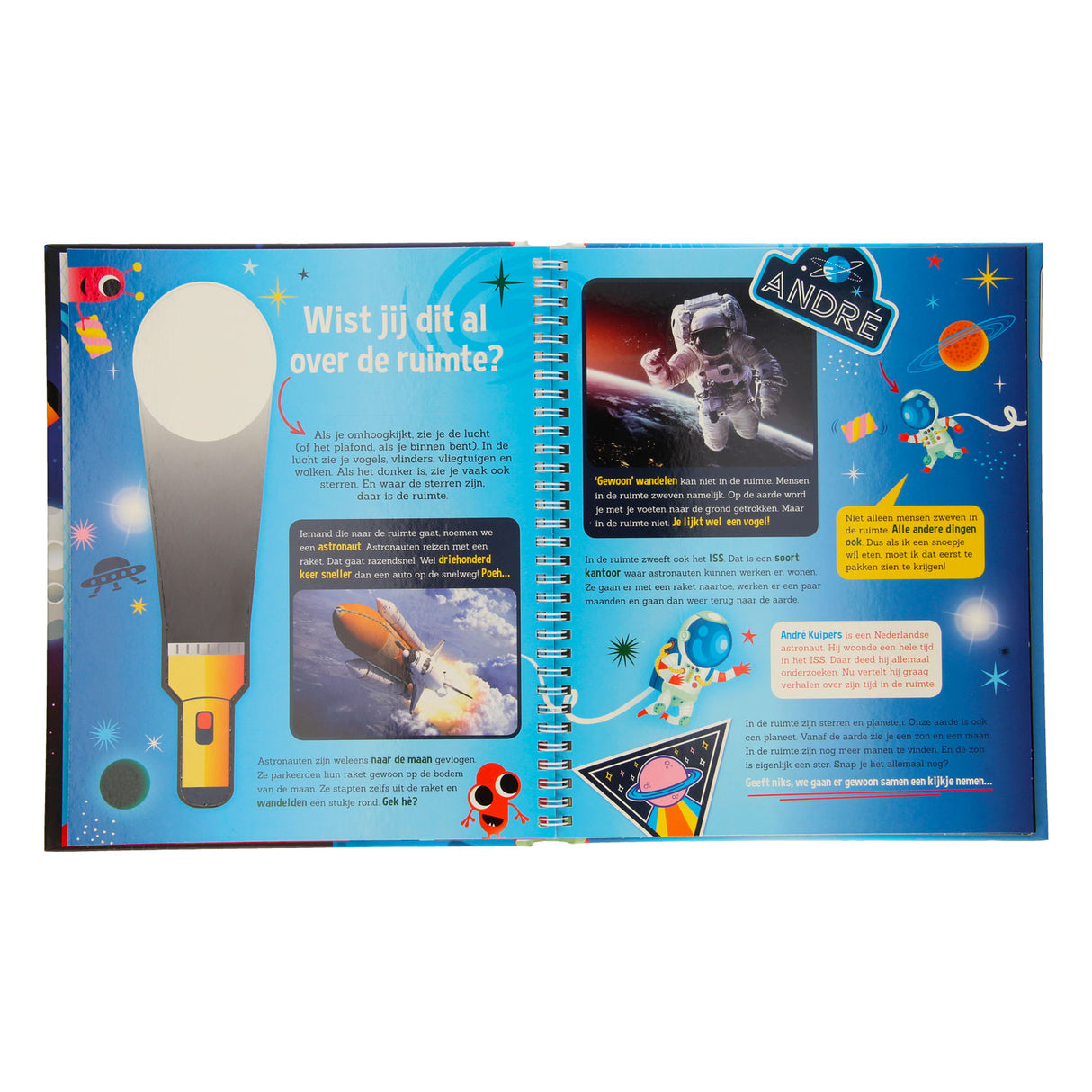 Speuren in de ruimte + kartonnen zaklamp