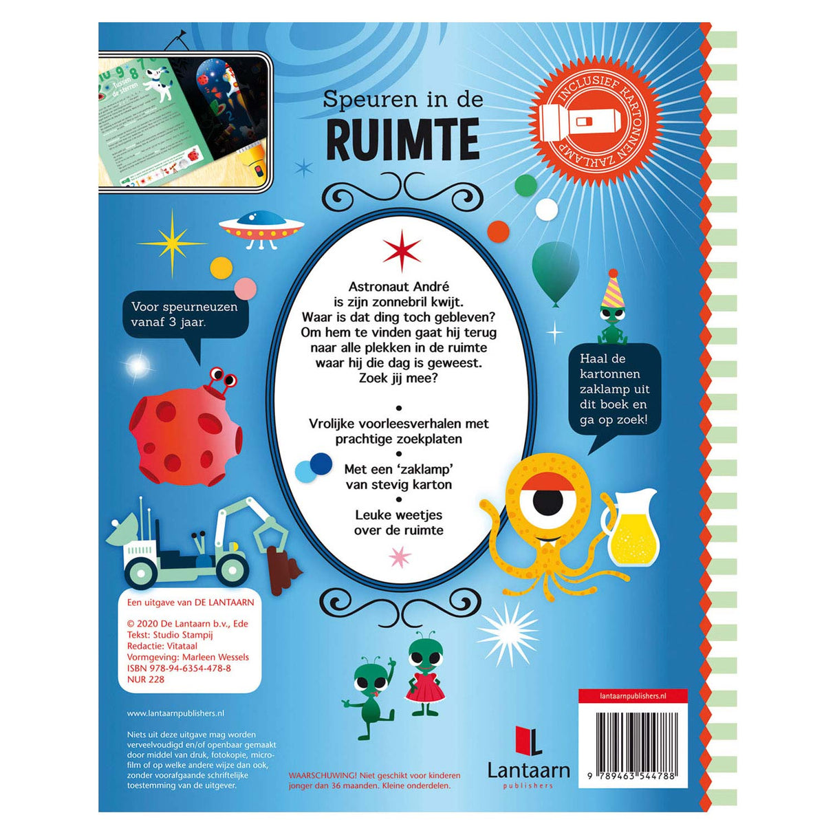 Speuren in de ruimte + kartonnen zaklamp