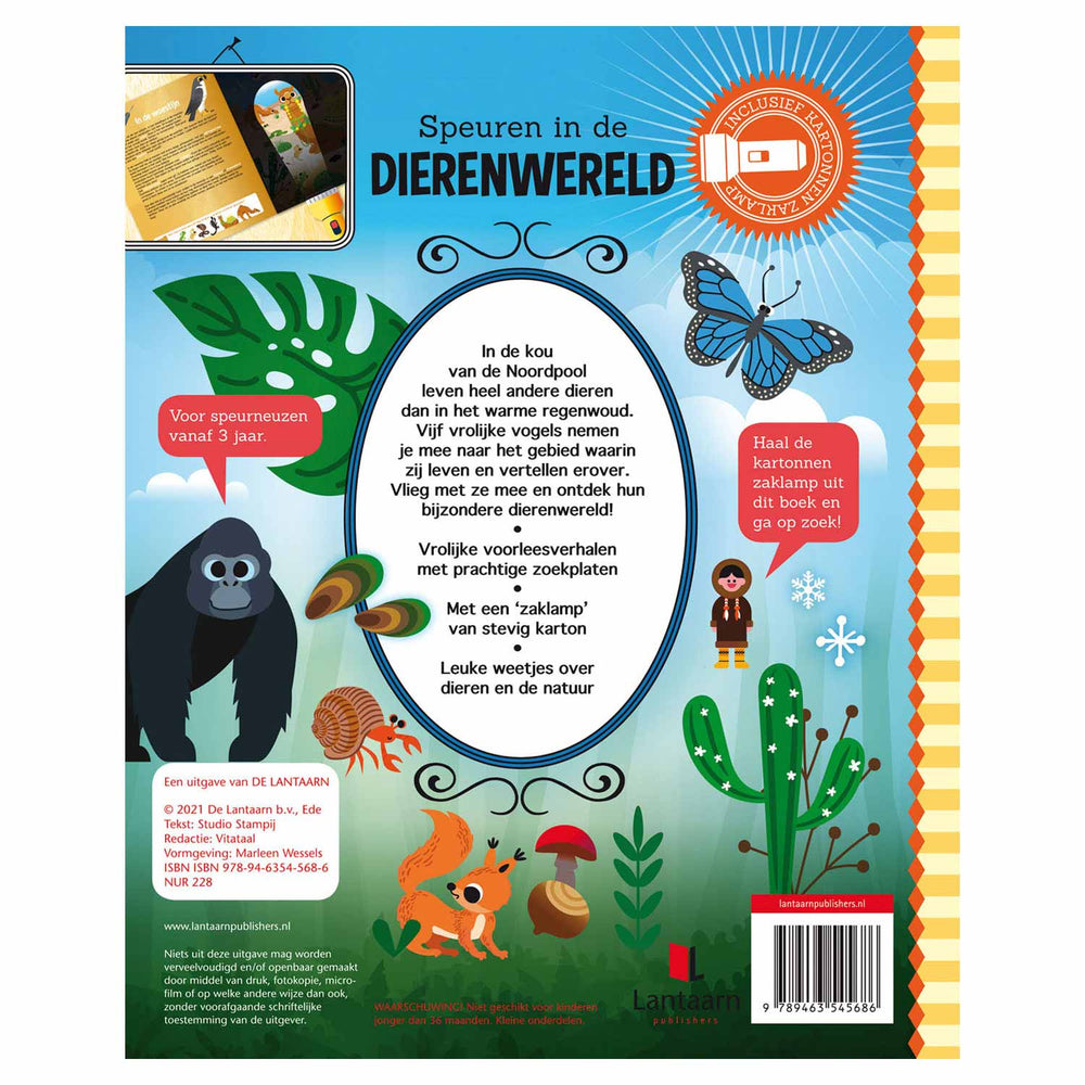 Speuren in de dierenwereld + kartonnen zaklamp