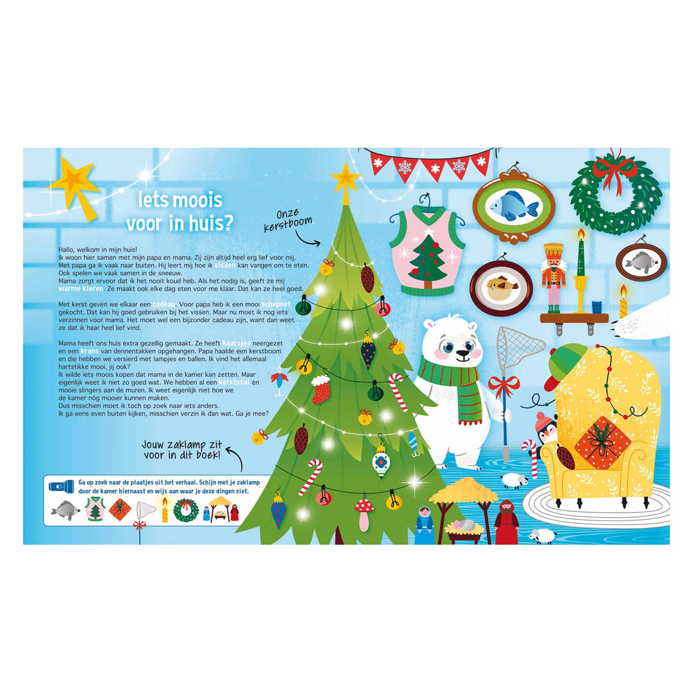 Lantaarn publishers speuren in de kerstwereld + kartonnen zaklamp