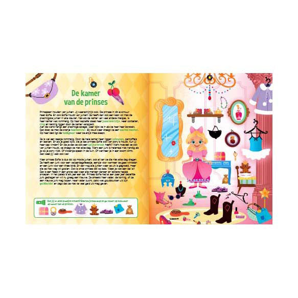 Lantaarn publishers speuren met prinsessen zoekboek met kartonnen zaklamp