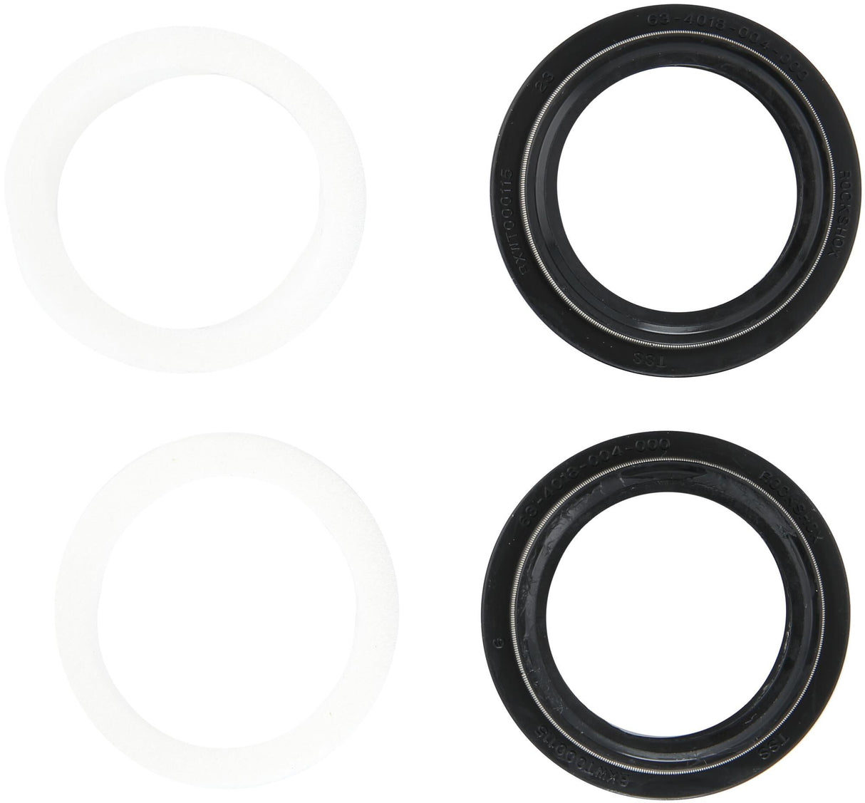 Rockshox dust seal dust seal.+foam ring kit rocksh.revelat.black