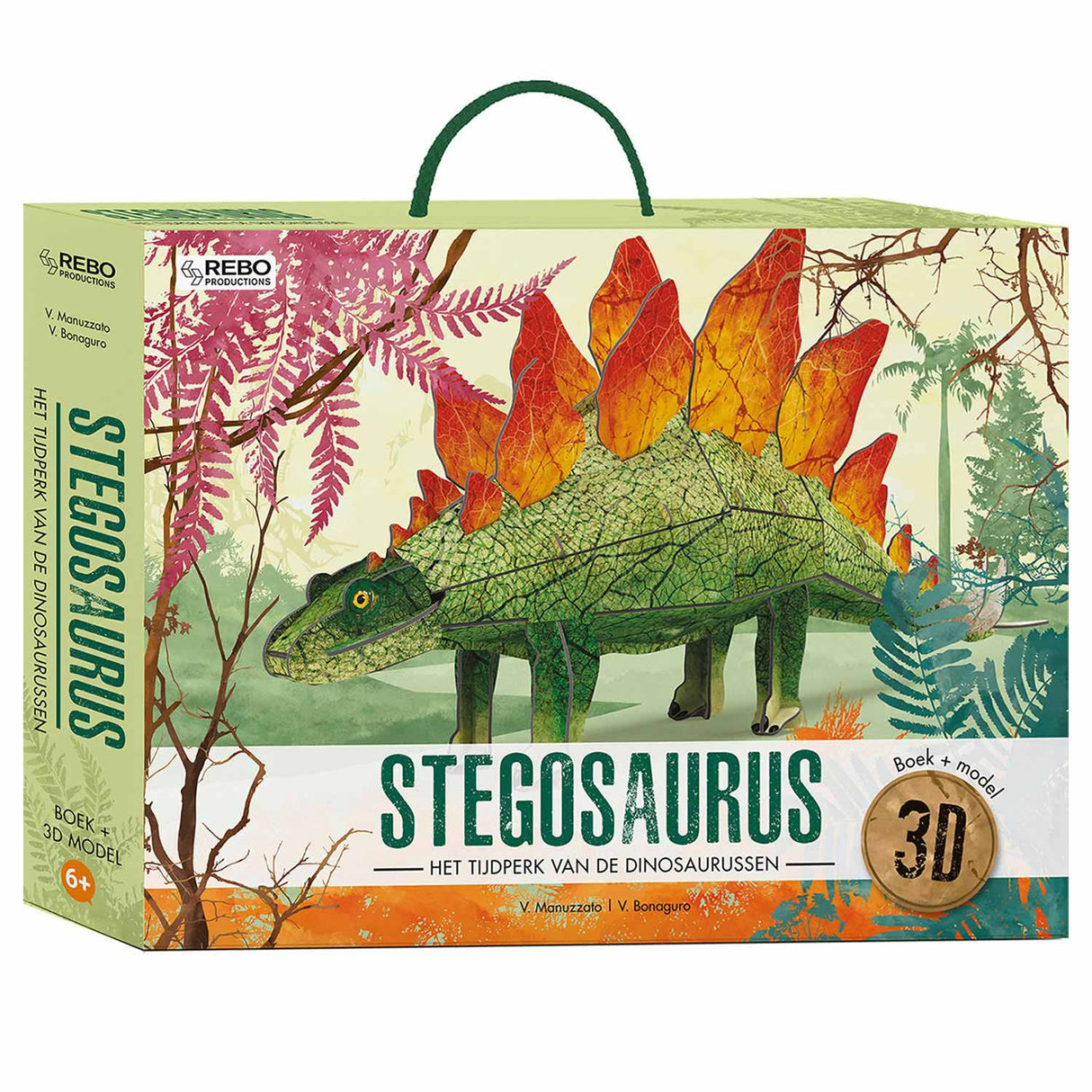 Rebo publishers book + 3d model stegosaurus