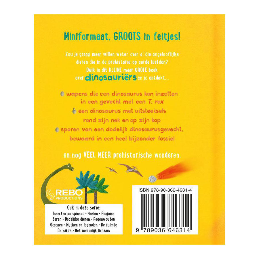 Rebo julkaisee pienen mutta suuren kirjan? dinosaurukset