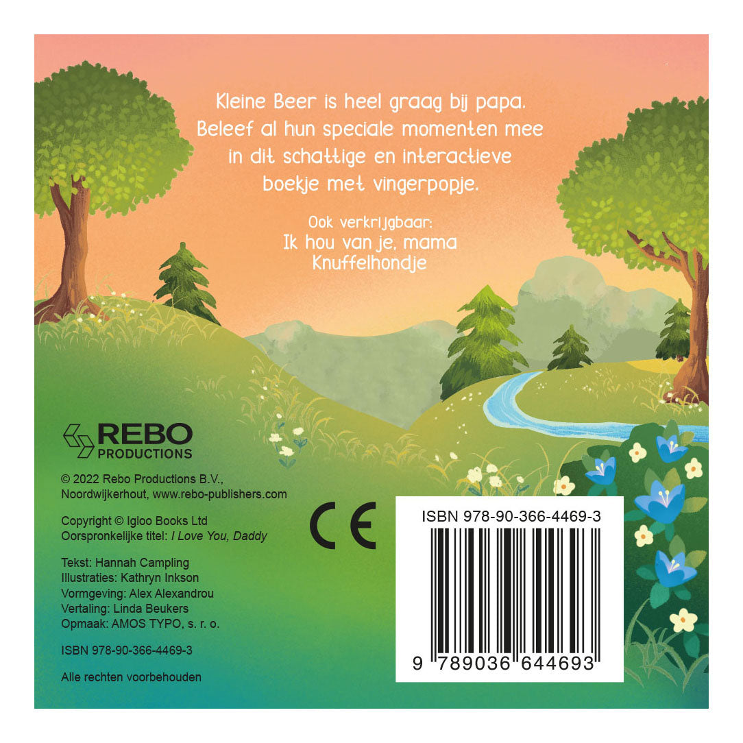 Rebo Publishers Je t'aime, papa - Finger -Top Livre