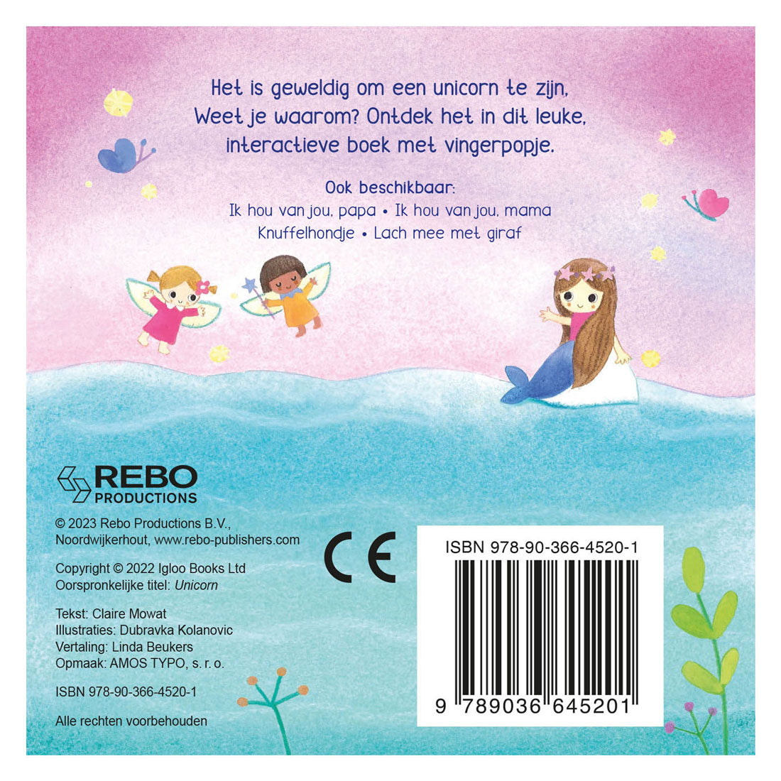 Rebo Publishers Einhorn – Fingerpuppenbuch