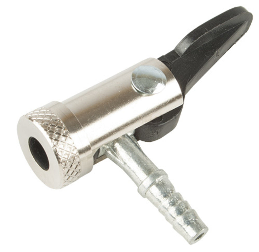 Sks pompd slangnippel m lever steel chr
