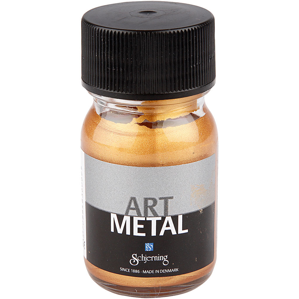 Creativ company hobby paint metallic, medium gold (5104), 30 ml 1 bottle