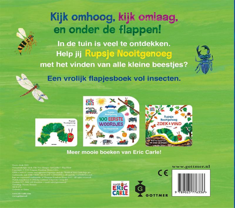 Gottmer uitgevers groep rupsje nooitgenoeg in de tuin