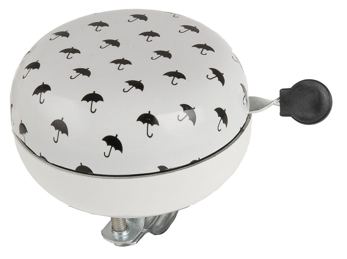 M-wave bicycle cloche ding-dong Ø80 mm white