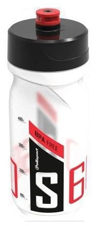 Polisport Bidon mit Schraubkappe S600 600 ml transparent schwarzrot