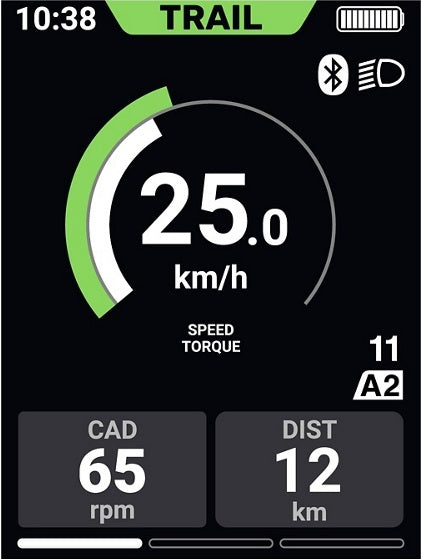 Shimano E-Vëlo Display Velo Computer Schrëtt Sc-e610 ouni Halter