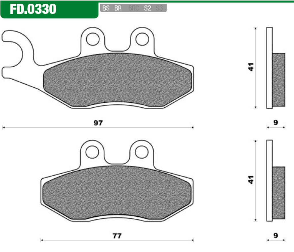 Newfren Bremsblock Set FD0330